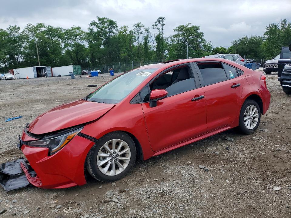 TOYOTA COROLLA 2021 with VIN 5YFHPMAE1MP177832 - Photo from auction
