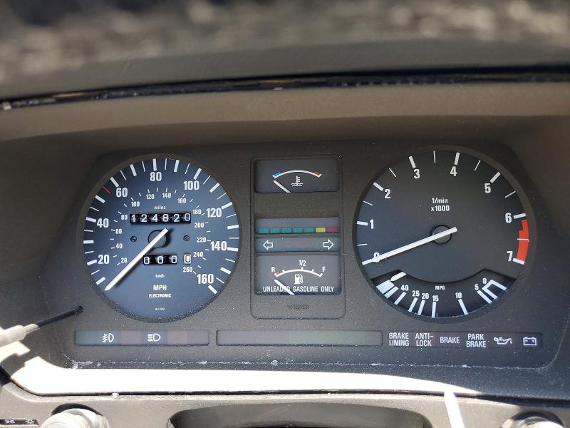 Photo 9 from auction – 1988 BMW 635 with VIN WBAEC8413J3267418