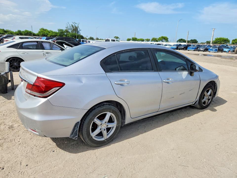 Photo 3 from auction – 2013 HONDA CIVIC with VIN 19XFB2F54DE010174