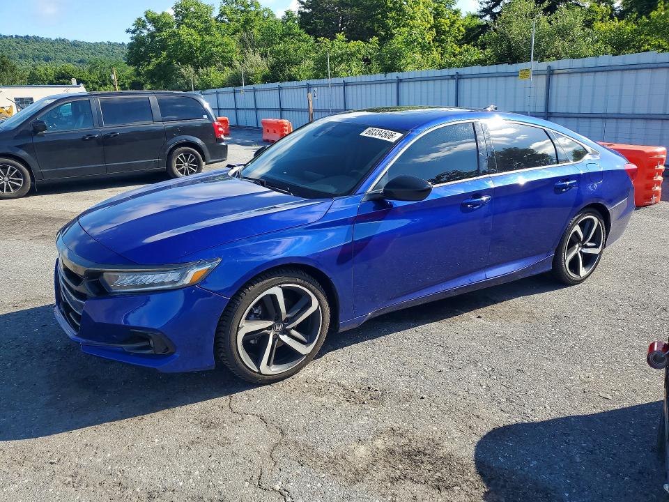 Photo 1 from auction – 2022 HONDA ACCORD with VIN 1HGCV2F34NA007788