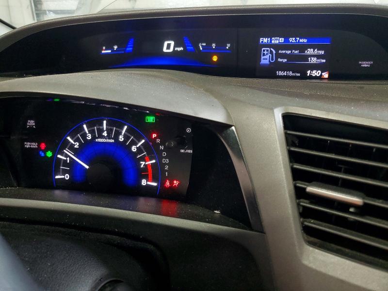 Photo 9 from auction – 2012 HONDA CIVIC with VIN 2HGFB2F59CH334838