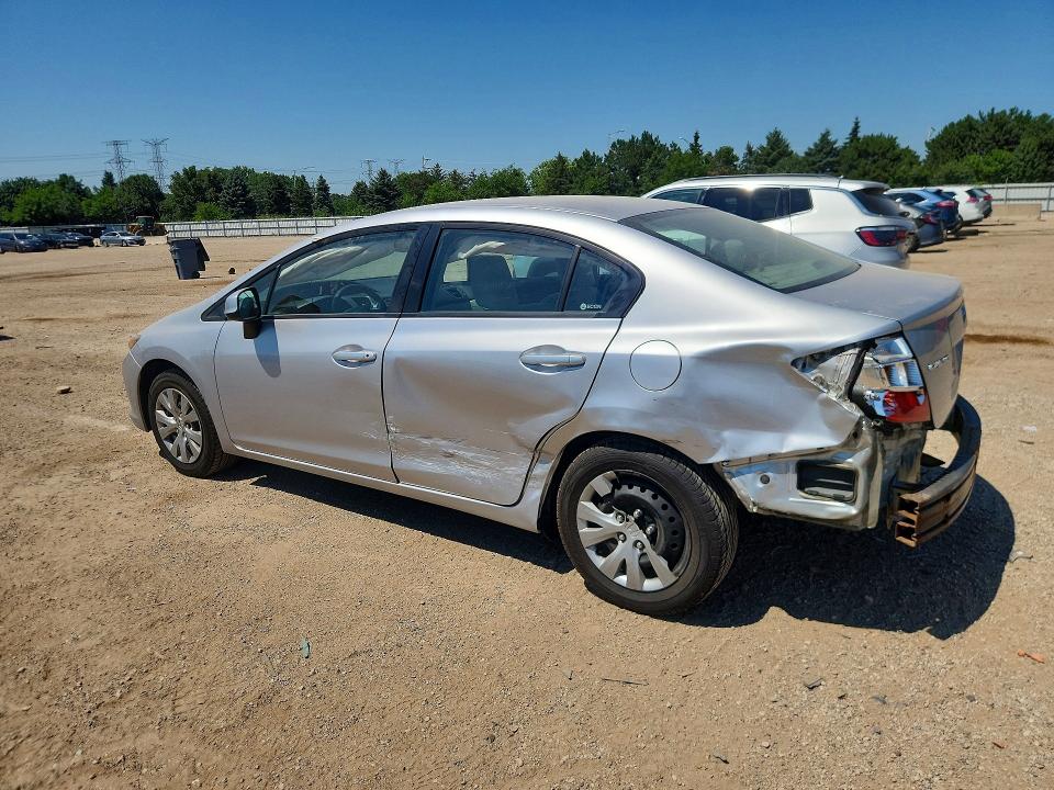 Photo 2 from auction – 2012 HONDA CIVIC with VIN 19XFB2F54CE336541