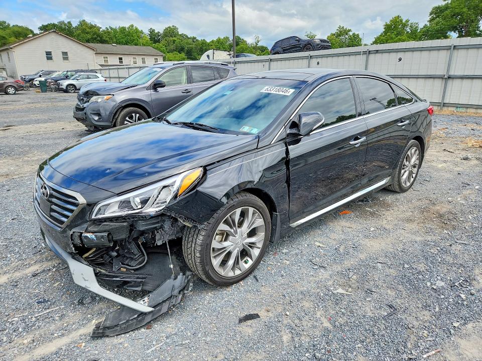 HYUNDAI SONATA 2015 with VIN 5NPE34AB4FH251524 - Photo from auction