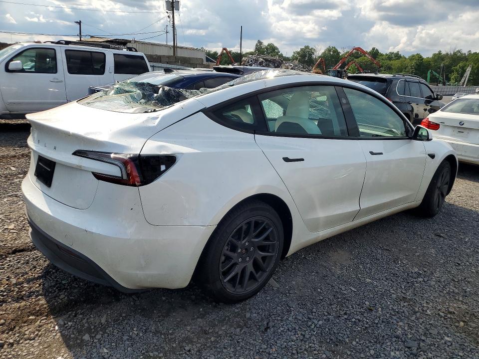 Photo 3 from auction – 2025 TESLA MODEL 3 with VIN 5YJ3E1EA7SF065728