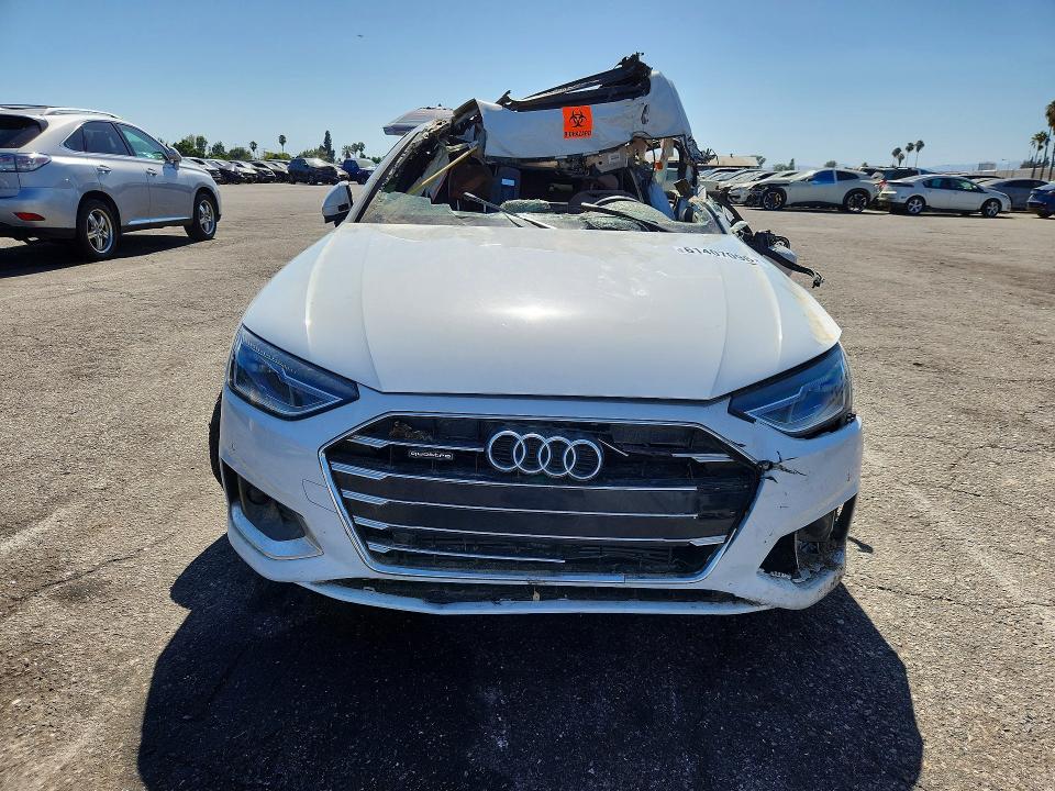 Photo 5 from auction – 2021 AUDI A4 with VIN WAUABAF49MA069376