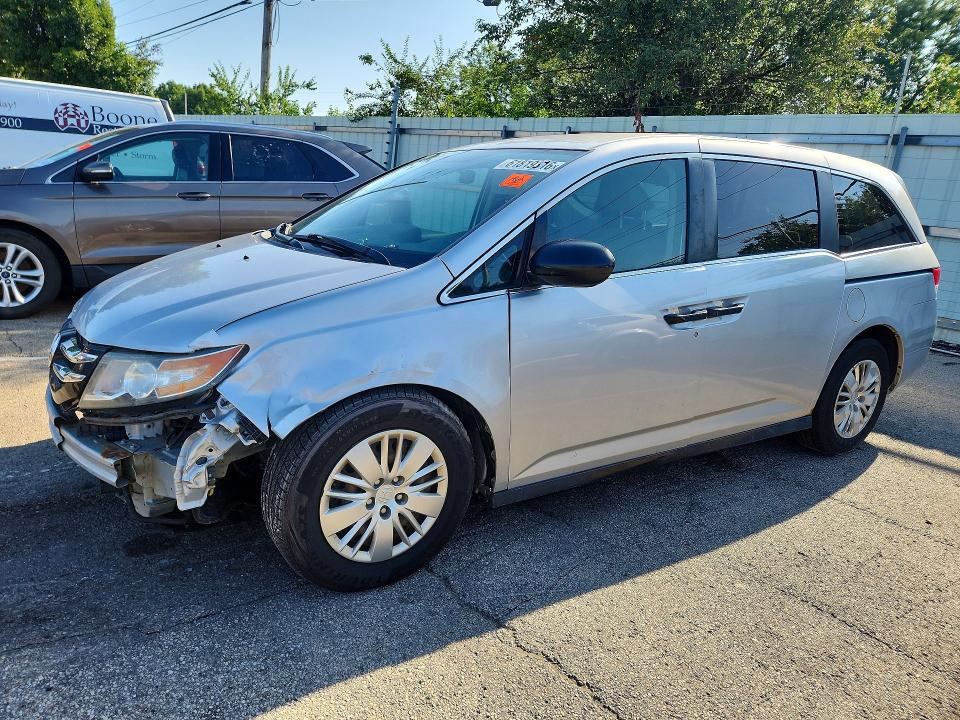 HONDA ODYSSEY 2014 with VIN 5FNRL5H21EB035592 - Photo from auction