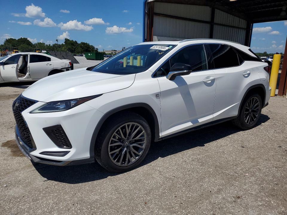 LEXUS RX 2021 with VIN 2T2YZMDA2MC287240 - Photo from auction