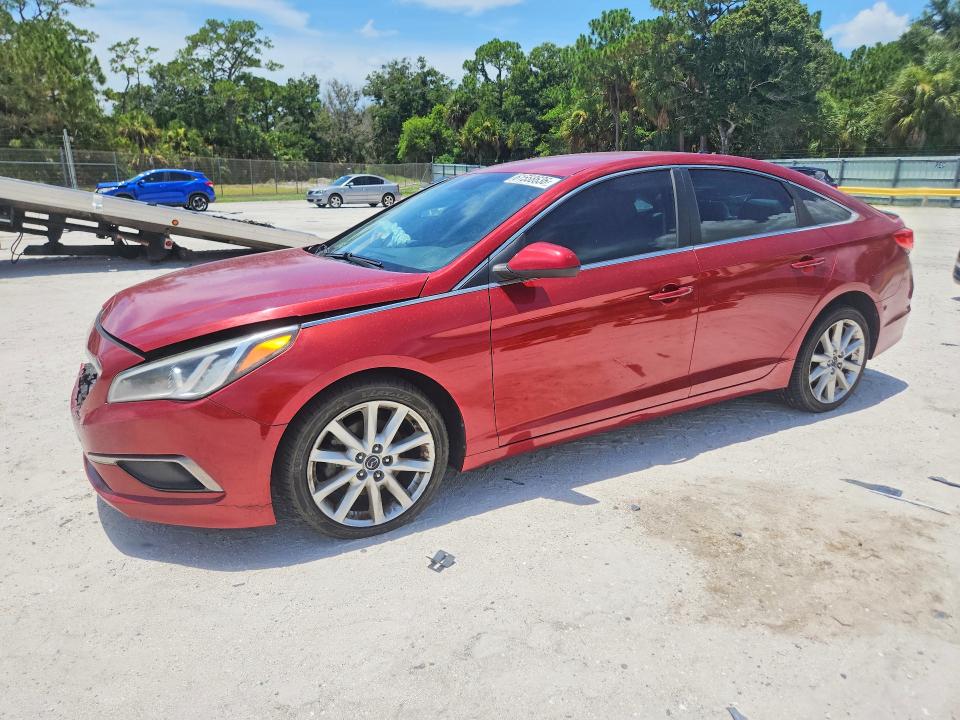 HYUNDAI SONATA 2016 with VIN 5NPE24AF1GH389786 - Photo from auction