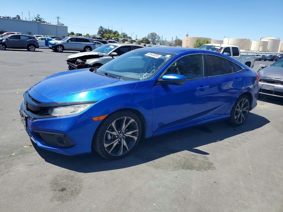 HONDA CIVIC 2019 with VIN 2HGFC2F81KH586265 - Photo from auction
