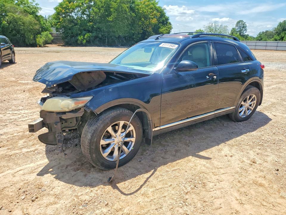 INFINITI FX35 2007 with VIN JNRAS08U37X100729 - Photo from auction
