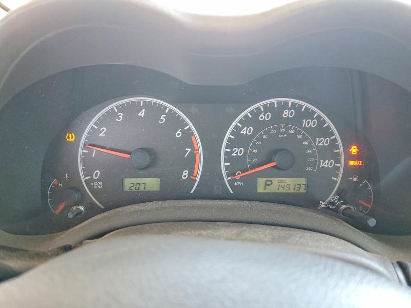 Photo 9 from auction – 2009 TOYOTA COROLLA with VIN 1NXBU40E49Z055844