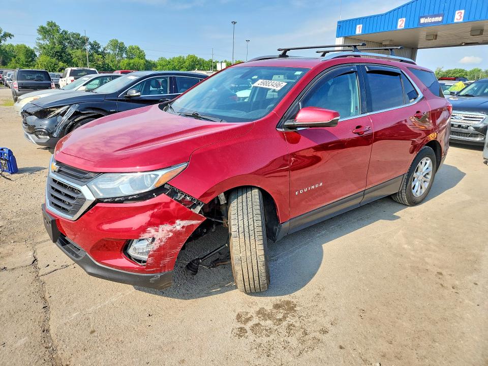 CHEVROLET EQUINOX 2018 with VIN 3GNAXJEV8JS513167 - Photo from auction