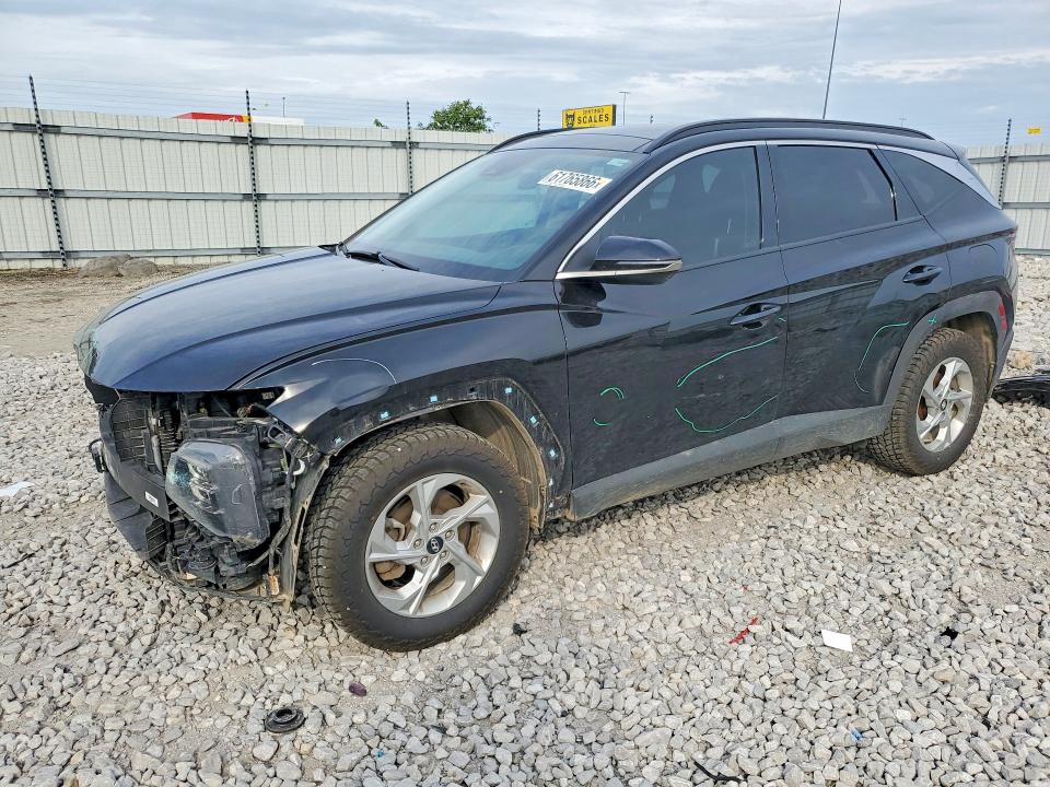 HYUNDAI TUCSON 2022 with VIN KM8JCCAE5NU126437 - Photo from auction