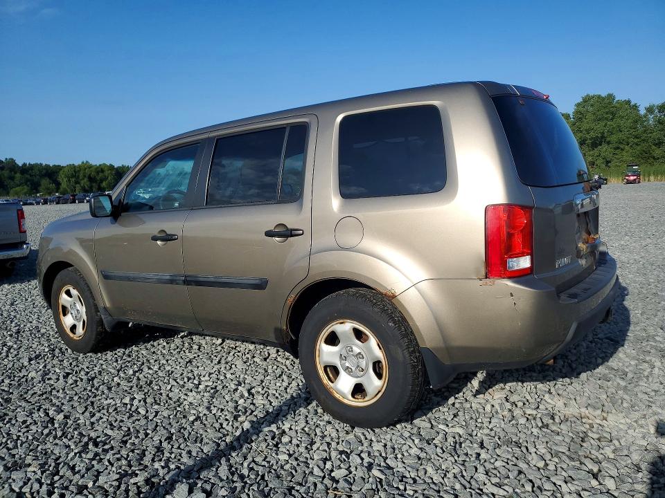 Photo 2 from auction – 2011 HONDA PILOT with VIN 5FNYF4H25BB047950