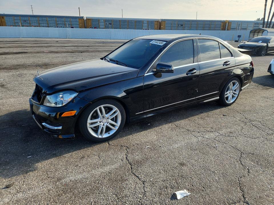 MERCEDES-BENZ C 2012 with VIN WDDGF8BB0CR204331 - Photo from auction