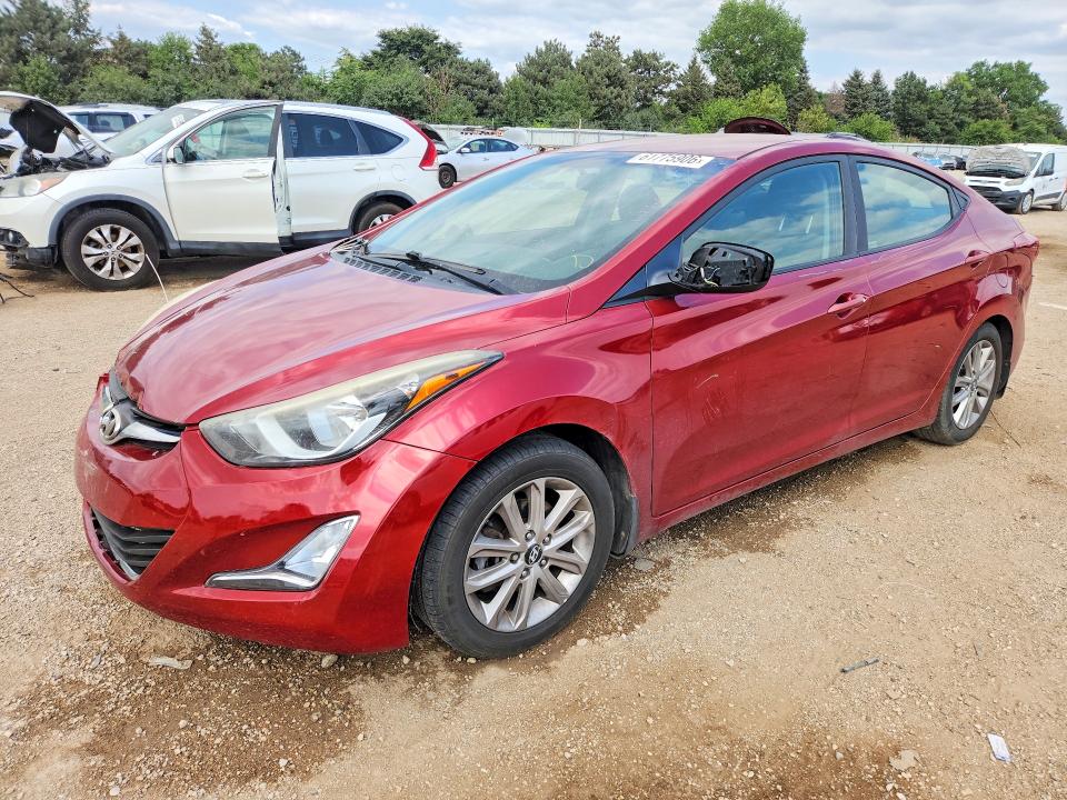 HYUNDAI ELANTRA 2015 with VIN 5NPDH4AE4FH597855 - Photo from auction