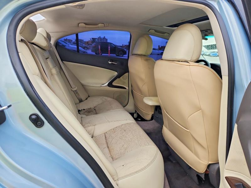 Photo 10 from auction – 2011 LEXUS IS with VIN JTHBF5C21B5154609