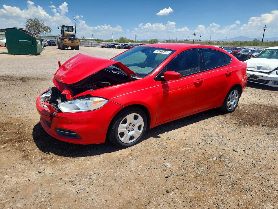 DODGE DART 2016 with VIN 1C3CDFAA5GD701040 - Photo from auction