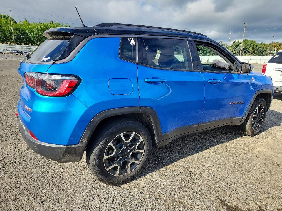 Photo 3 from auction – 2021 JEEP COMPASS with VIN 3C4NJDDB2MT541680