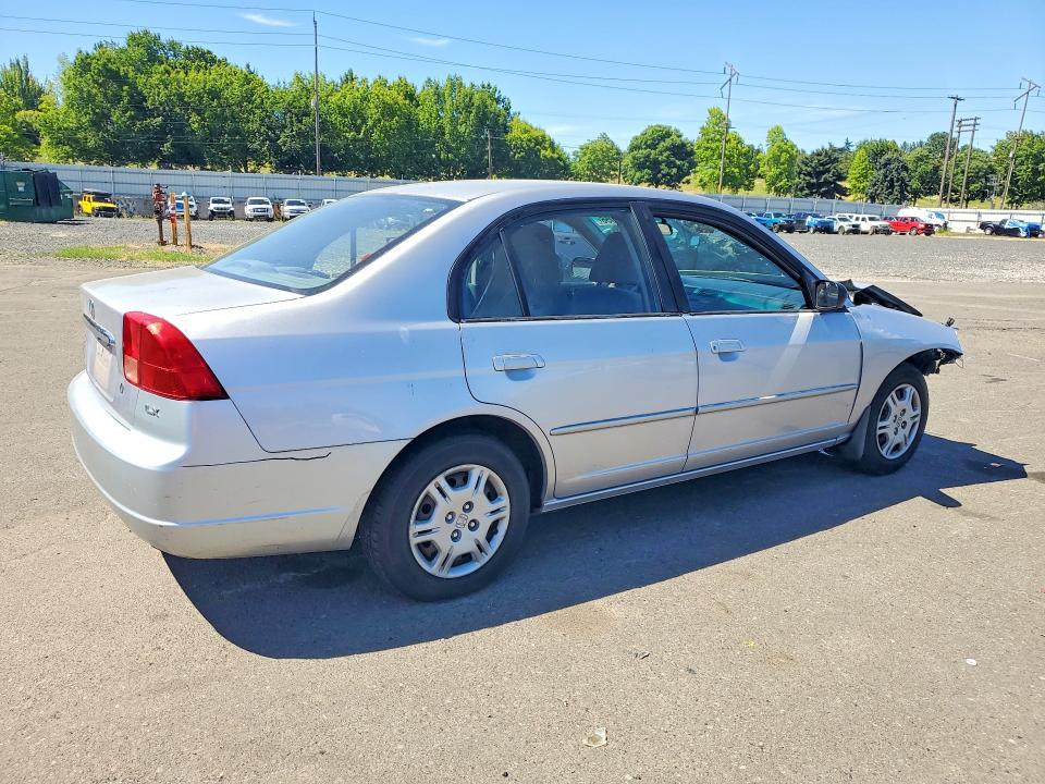 Photo 3 from auction – 2002 HONDA CIVIC with VIN 1HGES16522L067405