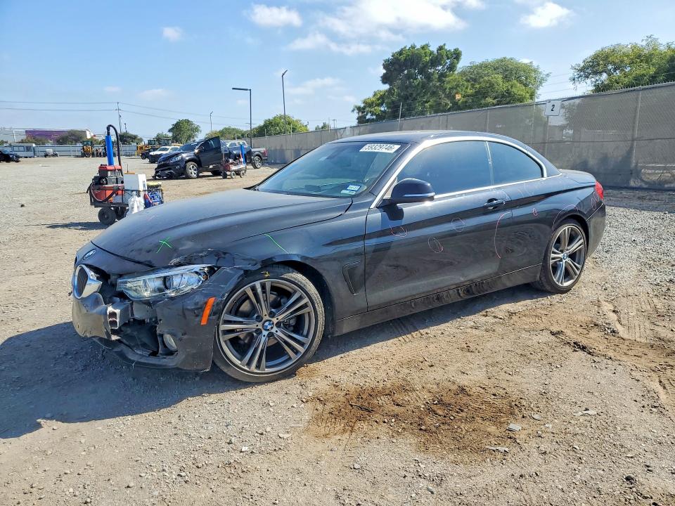 BMW 430I 2017 with VIN WBA4U7C52H5H19660 - Photo from auction