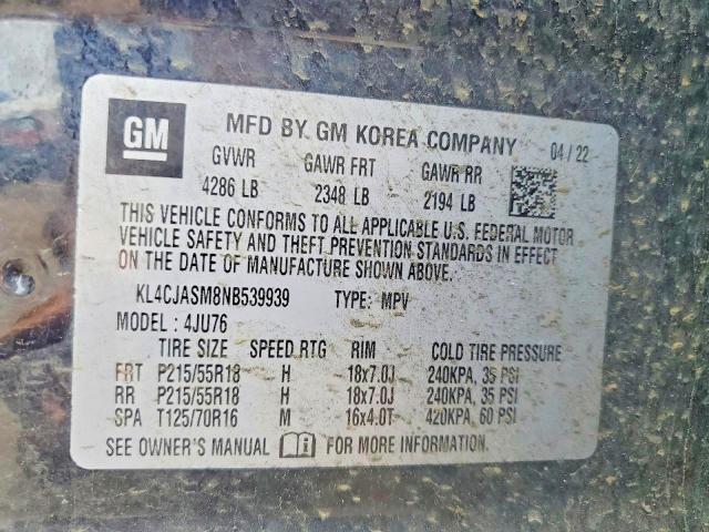 Photo 14 from auction – 2022 BUICK ENCORE with VIN KL4CJASM8NB539939