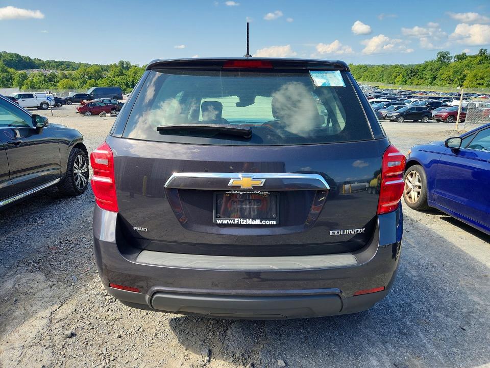 Photo 6 from auction – 2016 CHEVROLET EQUINOX with VIN 2GNFLEEKXG6213233