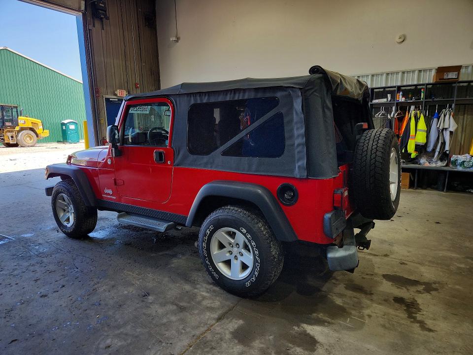 Photo 2 from auction – 2005 JEEP WRANGLER / TJ with VIN 1J4FA64S45P379096
