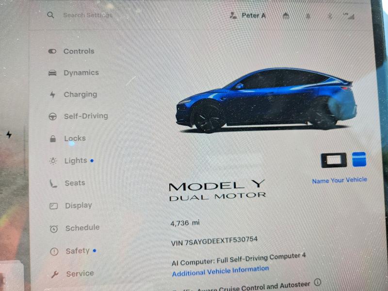 Photo 9 from auction – 2026 TESLA MODEL Y with VIN 7SAYGDEEXTF530754