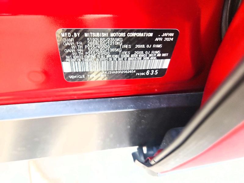 Photo 14 from auction – 2024 MITSUBISHI OUTLANDER with VIN JA4J3VA80RZ062854