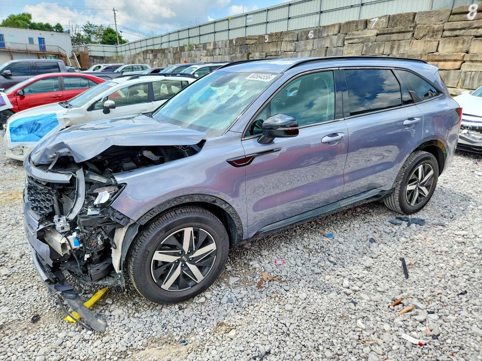 KIA SORENTO 2021 with VIN 5XYRH4LF5MG071606 - Photo from auction