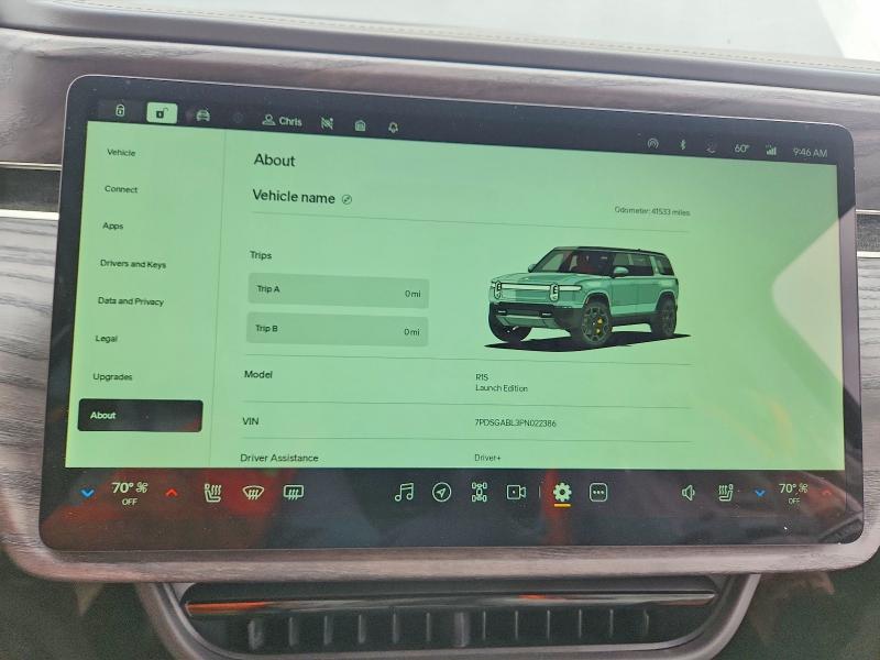 Photo 9 from auction – 2023 RIVIAN R1S with VIN 7PDSGABL3PN022386