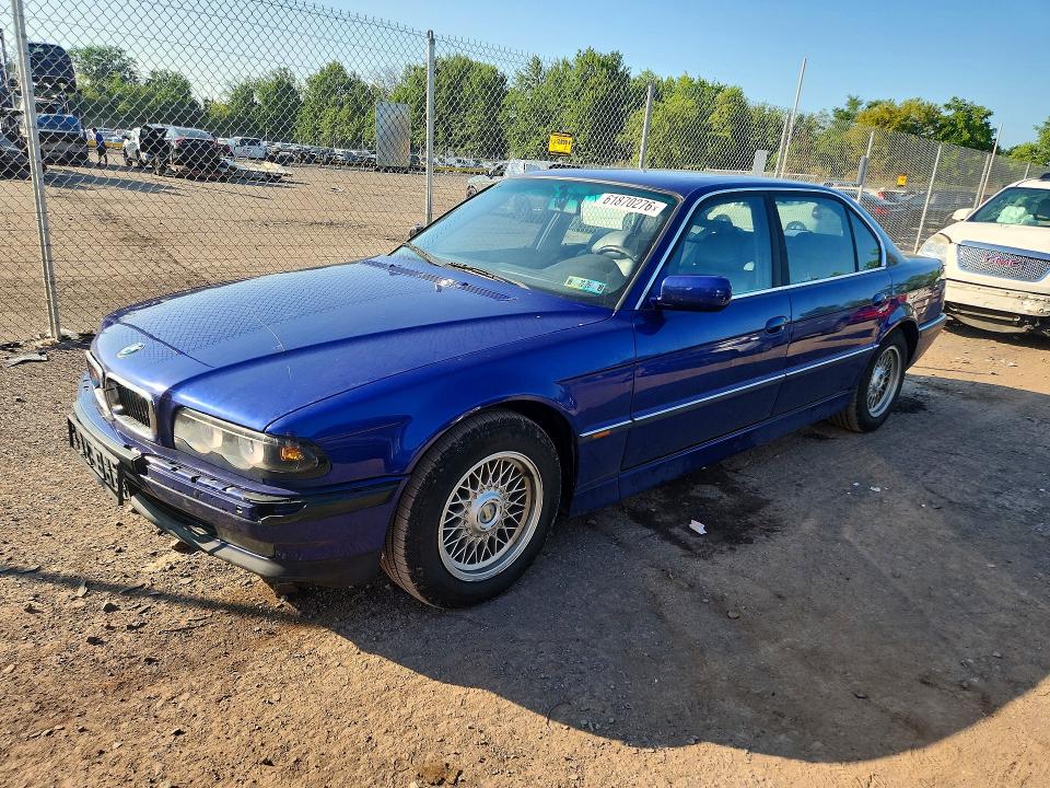 BMW 740 1998 z numerem VIN WBAGJ8320WDM23845 - Zdjęcie z aukcji