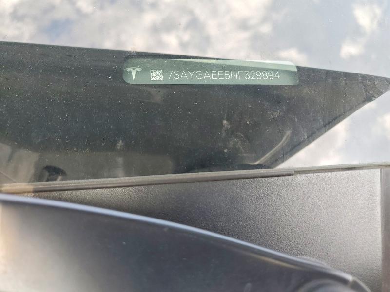 Photo 14 from auction – 2022 TESLA MODEL Y with VIN 7SAYGAEE5NF329894