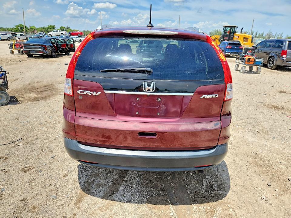 Photo 6 from auction – 2013 HONDA CR-V with VIN 5J6RM4H79DL004180