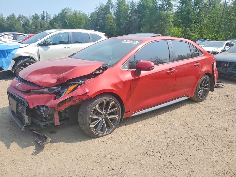 TOYOTA COROLLA 2020 with VIN 5YFB4RBEXLP005923 - Photo from auction