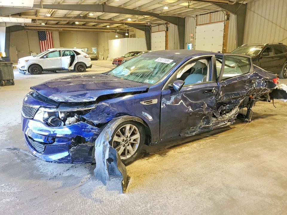 KIA OPTIMA 2018 with VIN 5XXGT4L33JG224351 - Photo from auction