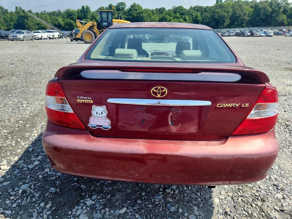 Photo 6 from auction – 2003 TOYOTA CAMRY with VIN 4T1BE32K73U242769