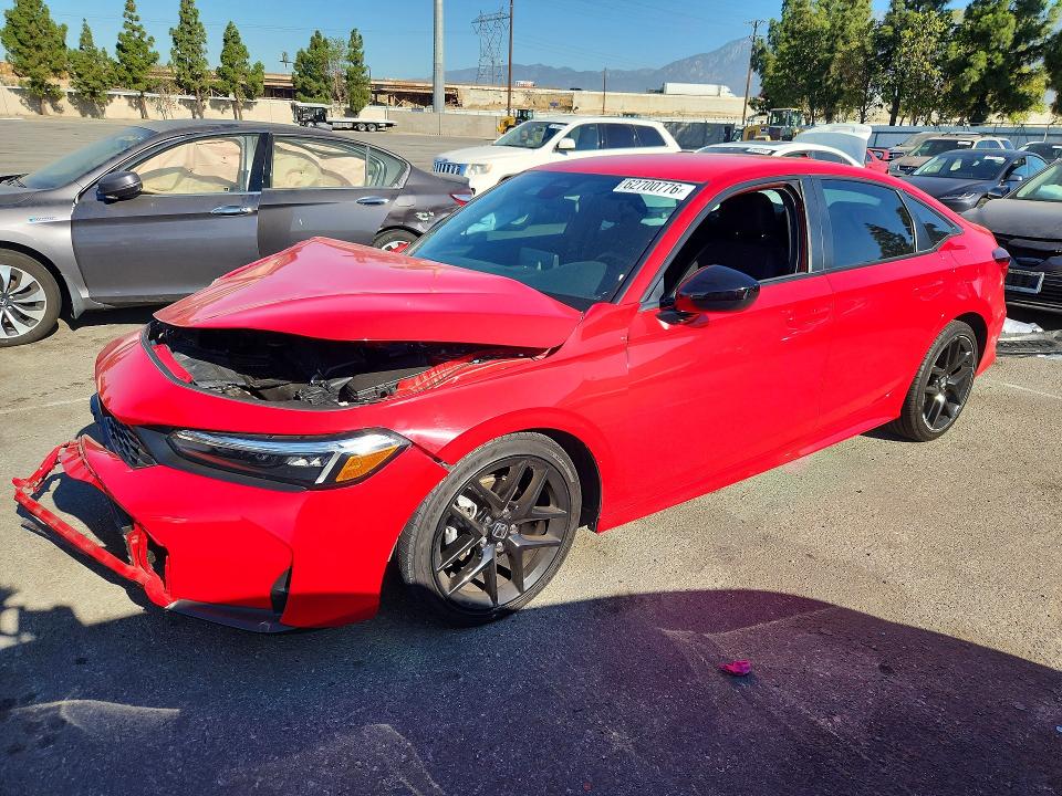 HONDA CIVIC 2025 with VIN 2HGFE2F51SH590557 - Photo from auction