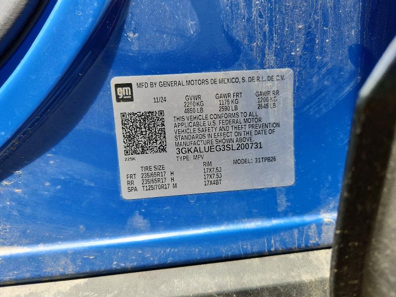 Photo 14 from auction – 2025 GMC TERRAIN with VIN 3GKALUEG3SL200731