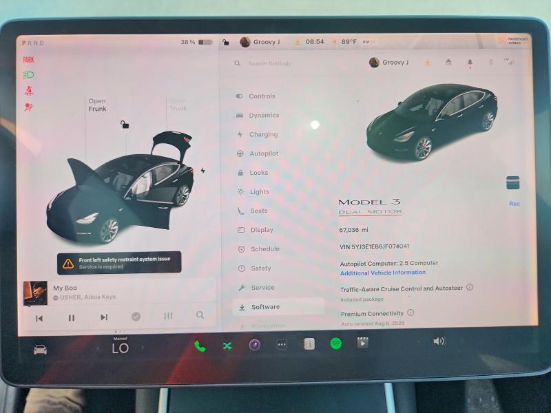 Photo 9 from auction – 2018 TESLA MODEL 3 with VIN 5YJ3E1EB6JF074041