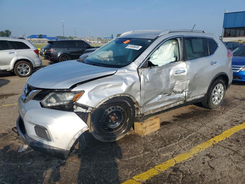 NISSAN ROGUE 2016 with VIN KNMAT2MT0GP637855 - Photo from auction