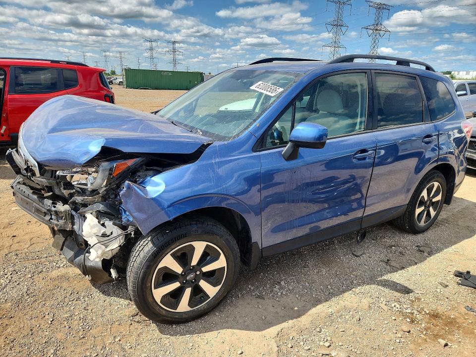 SUBARU FORESTER 2018 with VIN JF2SJAEC6JH430215 - Photo from auction