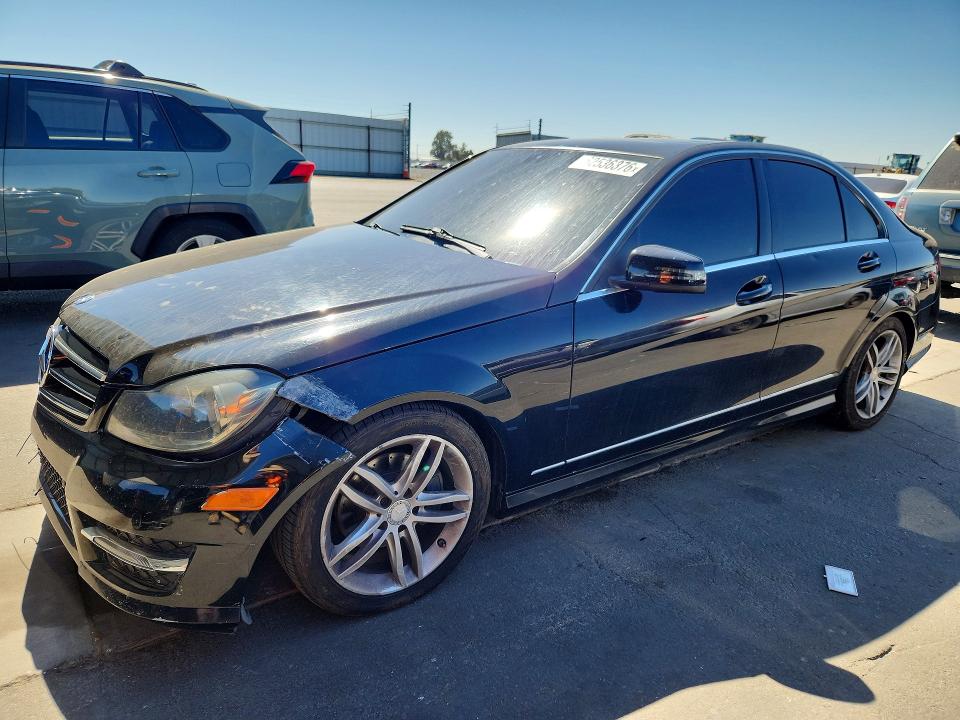 MERCEDES-BENZ C 2014 with VIN WDDGF4HB4EA921025 - Photo from auction