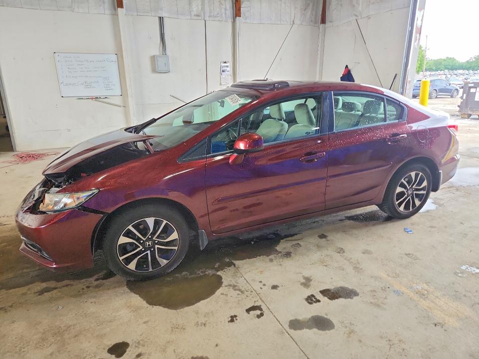 HONDA CIVIC 2013 with VIN 19XFB2F89DE046775 - Photo from auction
