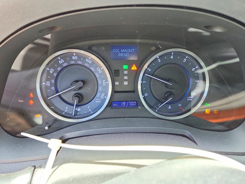 Photo 9 from auction – 2012 LEXUS IS 250 with VIN JTHBF5C22C5161005