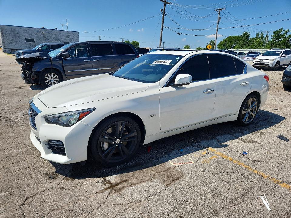 INFINITI Q50 2017 with VIN JN1EV7AR0HM832376 - Photo from auction