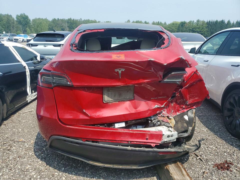 Photo 6 from auction – 2022 TESLA MODEL Y with VIN 7SAYGAEE5NF518576