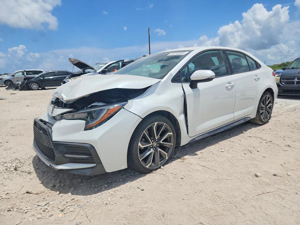 TOYOTA COROLLA 2022 with VIN 5YFS4MCE2NP101288 - Photo from auction
