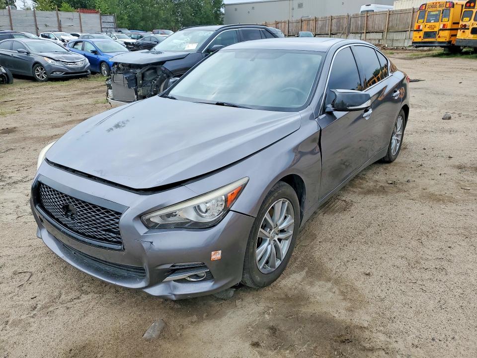 INFINITI Q50 2014 with VIN JN1BV7AR8EM681933 - Photo from auction